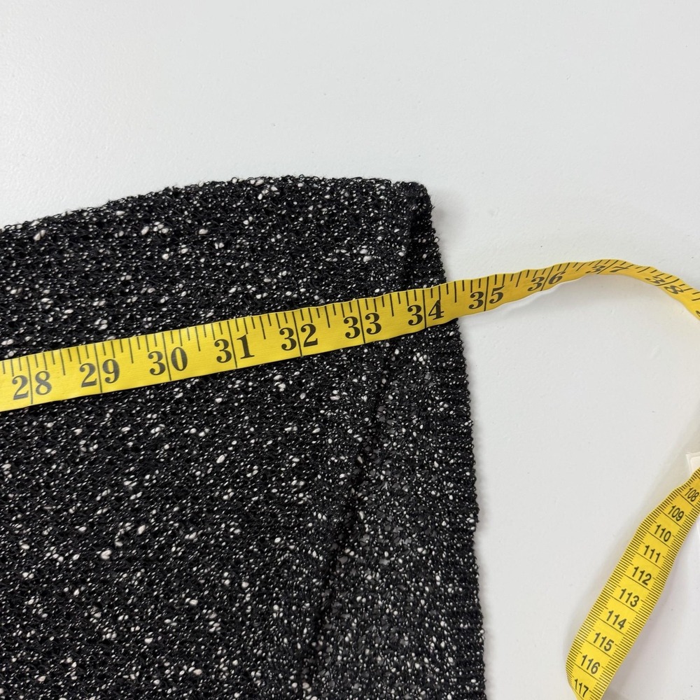 Eileen Fisher Sweater Womens 3X Black Open-Knit V-Neck Pullover Relaxed Classic - Picture 9 of 10
